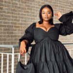 Black Long Sleeved Doll Dress