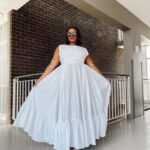White Sleeveless Maxi Dress
