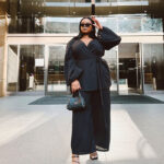Black Linen 2 Piece Set