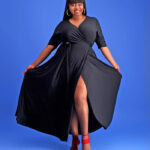Black Wrap Around Maxi
