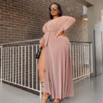 Champagne Wrap Around Maxi