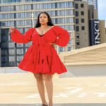 Red Frill Short Skirt & Top