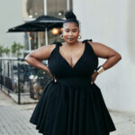 Black Short Skirt and Top