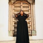 Black Mesh Maxi Dress