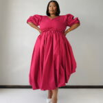 Ceres Pink Ballon Maxi Dress