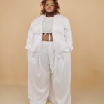 White Pants Suit