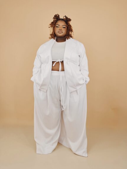 White Pants Suit