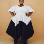 Black Maxi Skirt and White Top