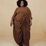 Bown Pants and Kaftan Set