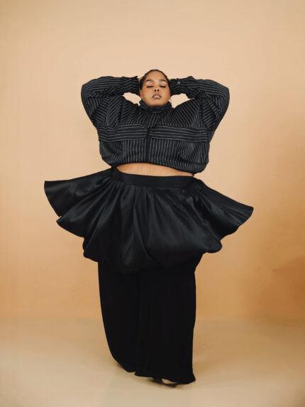 Black Wide Pants