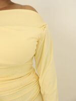 Butter Yellow Skirt and Top Set - Image 4