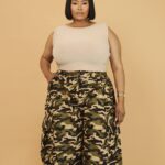 Nude Sleeveless Round Neck Top