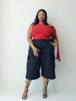 Black Jorts Pants