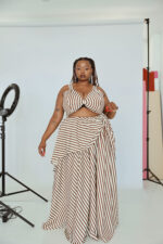 Stripped Maxi Skirt & Top